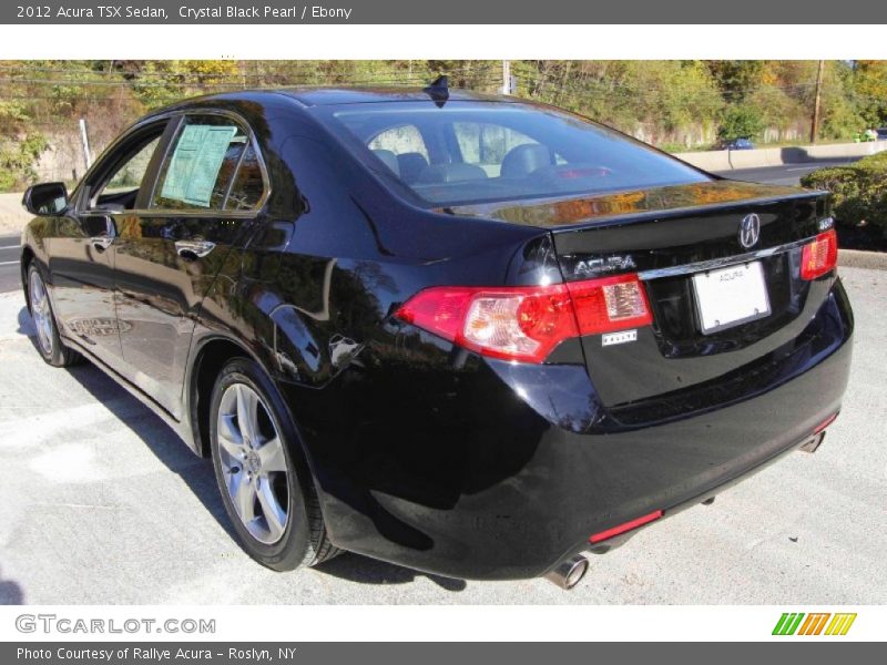 Crystal Black Pearl / Ebony 2012 Acura TSX Sedan