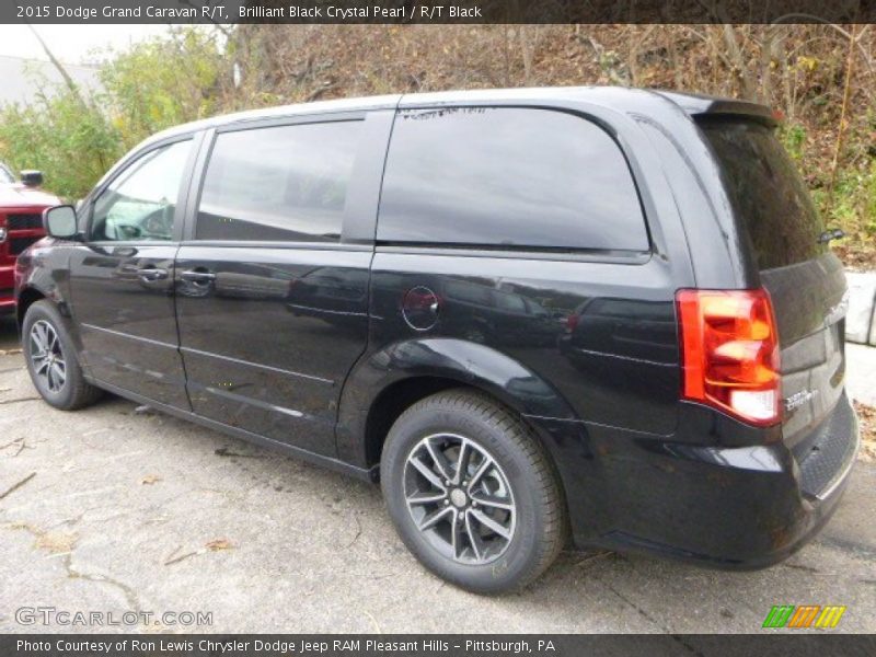 Brilliant Black Crystal Pearl / R/T Black 2015 Dodge Grand Caravan R/T