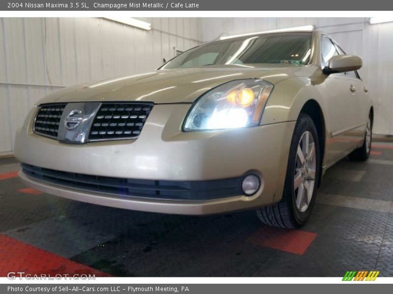 Champagne Mist Metallic / Cafe Latte 2004 Nissan Maxima 3.5 SL