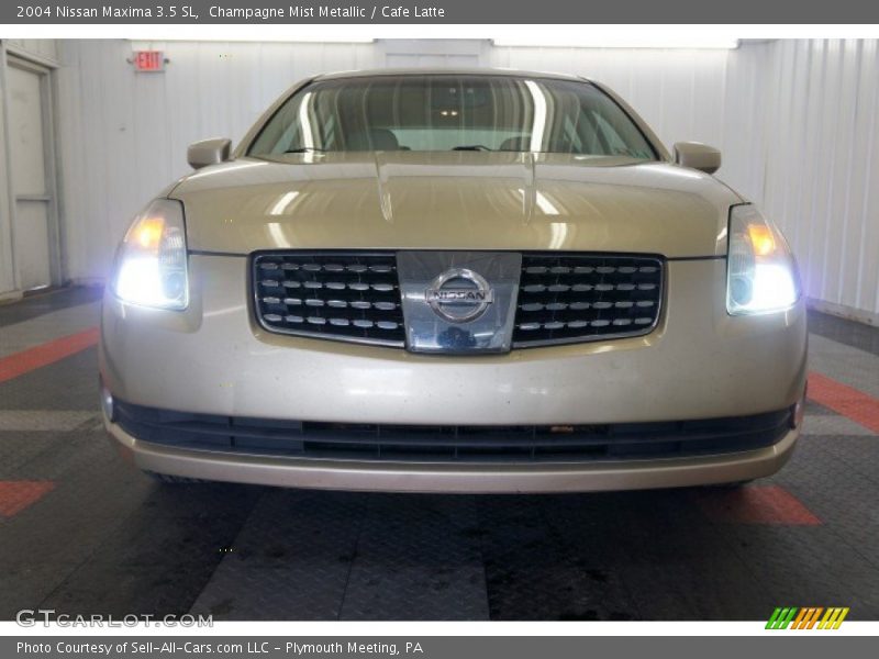 Champagne Mist Metallic / Cafe Latte 2004 Nissan Maxima 3.5 SL