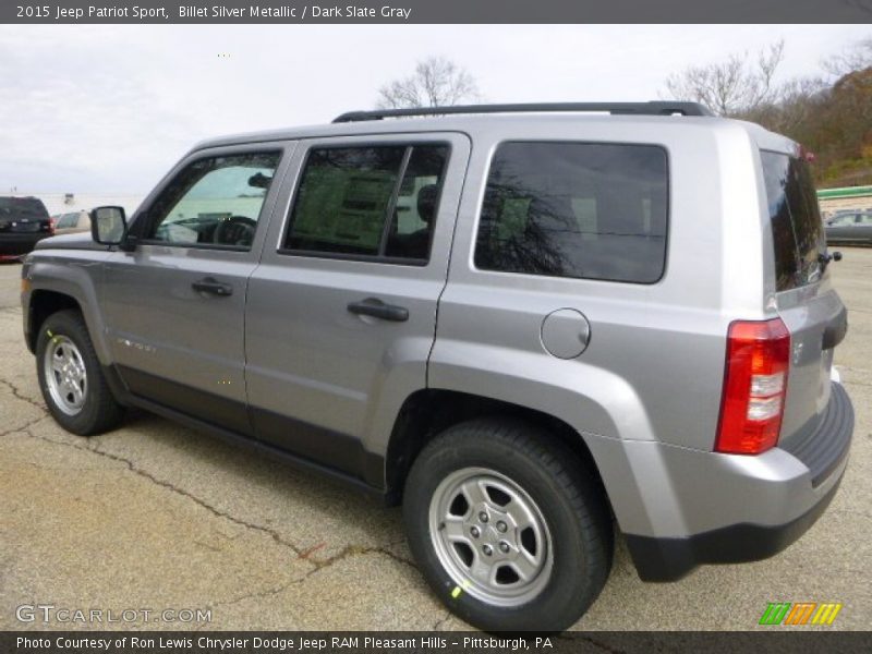 Billet Silver Metallic / Dark Slate Gray 2015 Jeep Patriot Sport