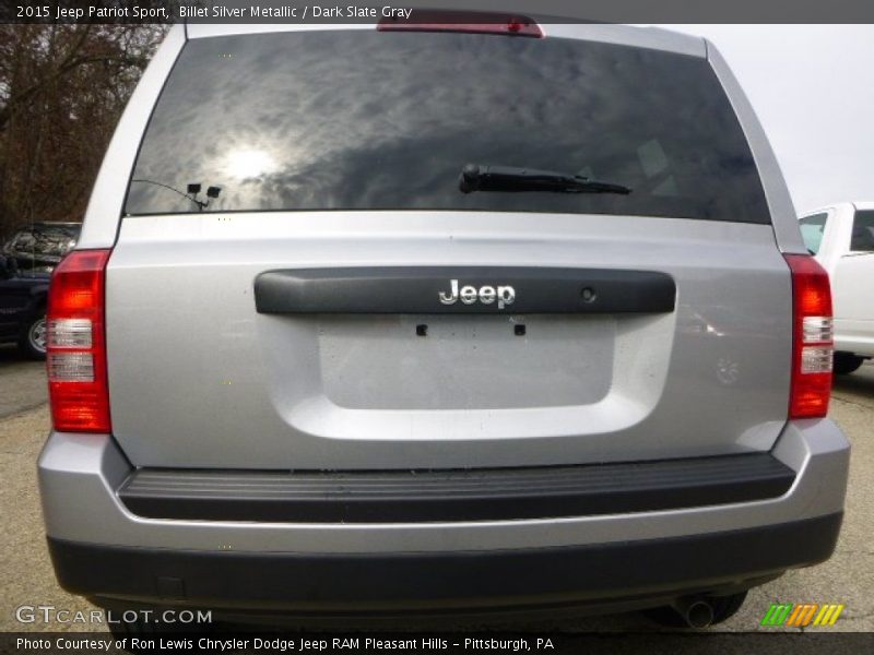 Billet Silver Metallic / Dark Slate Gray 2015 Jeep Patriot Sport
