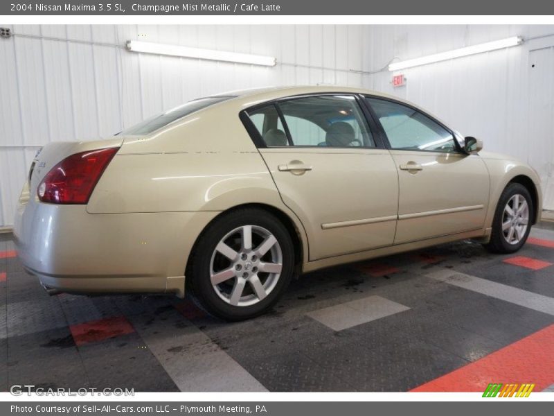 Champagne Mist Metallic / Cafe Latte 2004 Nissan Maxima 3.5 SL