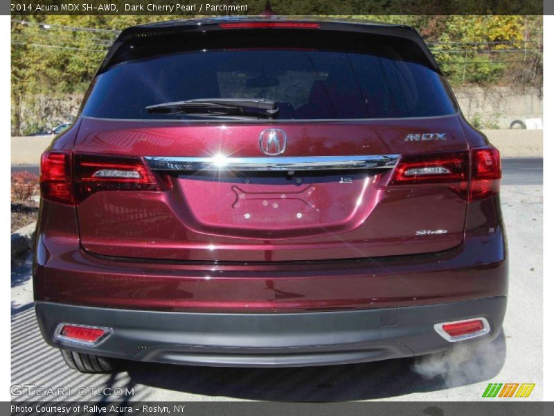 Dark Cherry Pearl / Parchment 2014 Acura MDX SH-AWD