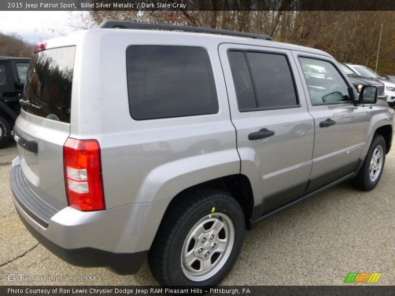 Billet Silver Metallic / Dark Slate Gray 2015 Jeep Patriot Sport
