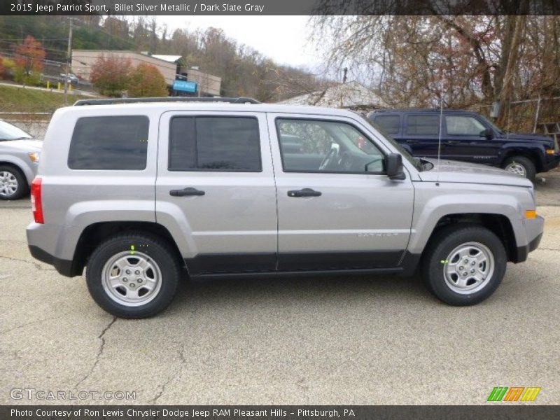 Billet Silver Metallic / Dark Slate Gray 2015 Jeep Patriot Sport
