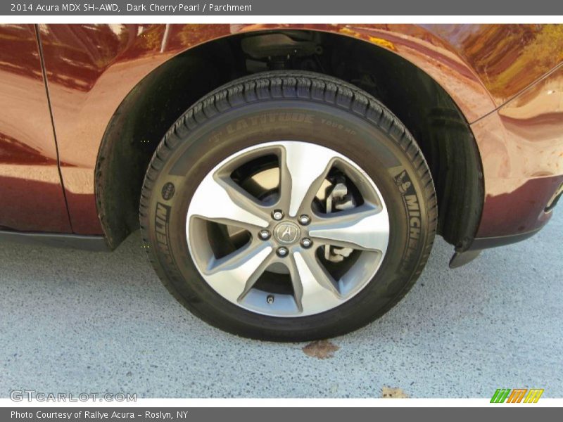 Dark Cherry Pearl / Parchment 2014 Acura MDX SH-AWD