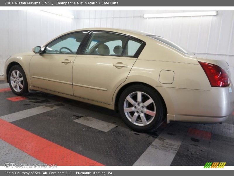 Champagne Mist Metallic / Cafe Latte 2004 Nissan Maxima 3.5 SL
