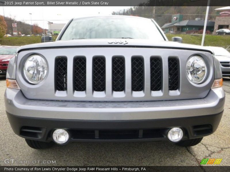 Billet Silver Metallic / Dark Slate Gray 2015 Jeep Patriot Sport