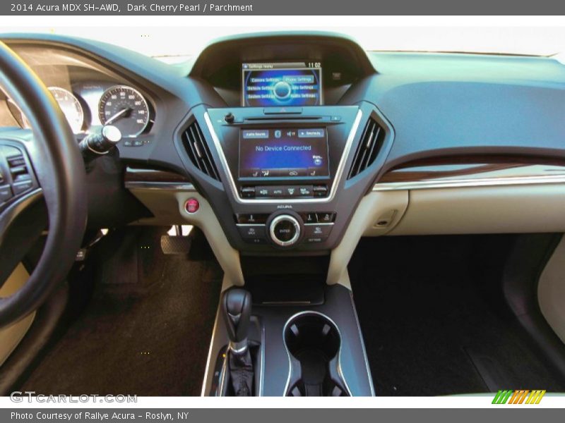 Dark Cherry Pearl / Parchment 2014 Acura MDX SH-AWD