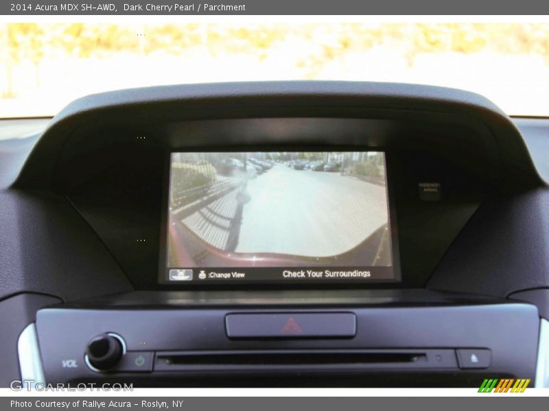Dark Cherry Pearl / Parchment 2014 Acura MDX SH-AWD