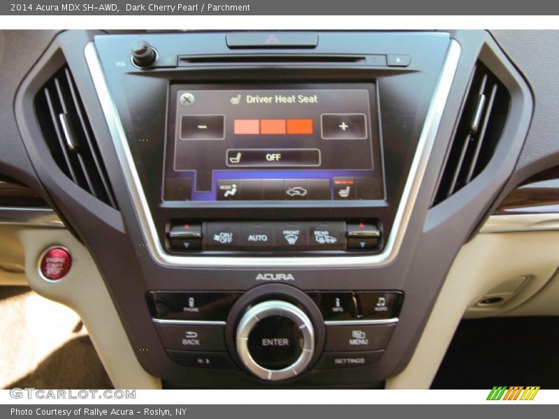 Dark Cherry Pearl / Parchment 2014 Acura MDX SH-AWD