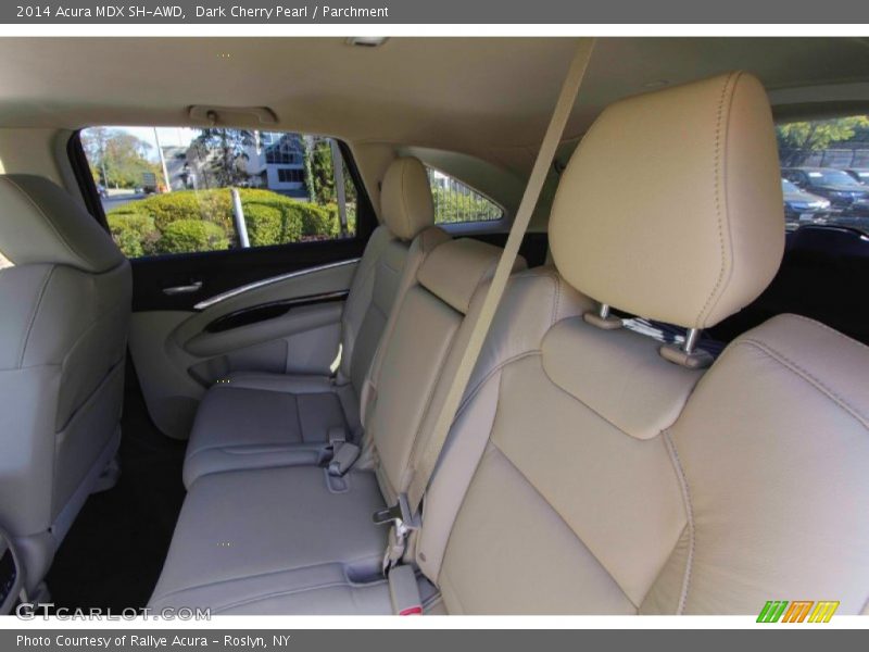 Dark Cherry Pearl / Parchment 2014 Acura MDX SH-AWD