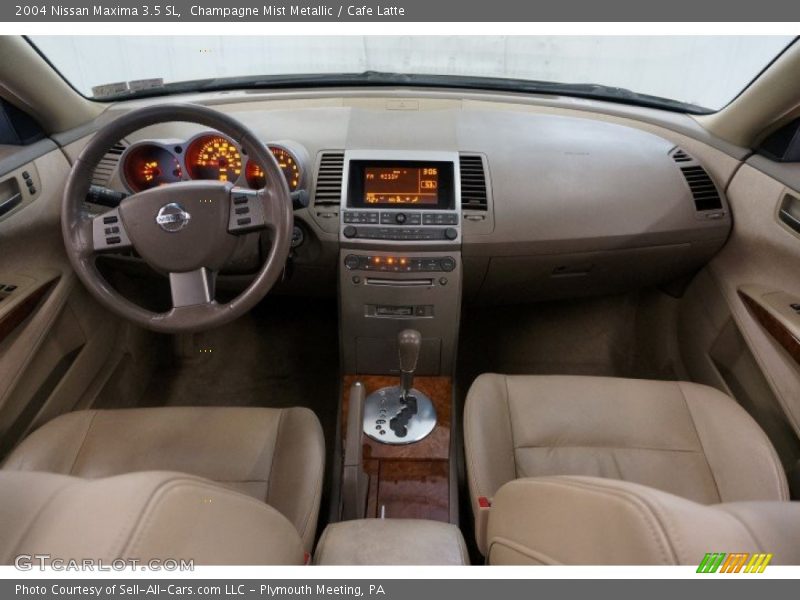 Champagne Mist Metallic / Cafe Latte 2004 Nissan Maxima 3.5 SL