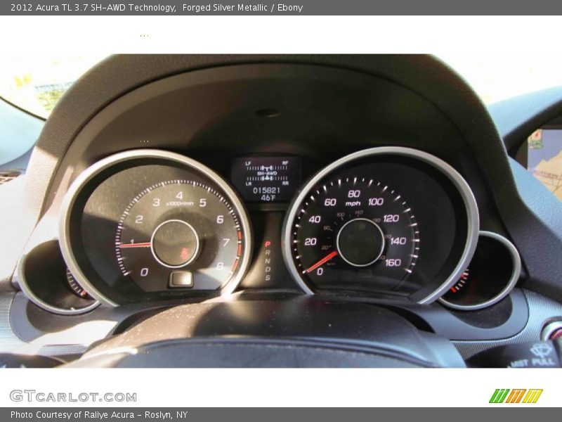 Forged Silver Metallic / Ebony 2012 Acura TL 3.7 SH-AWD Technology