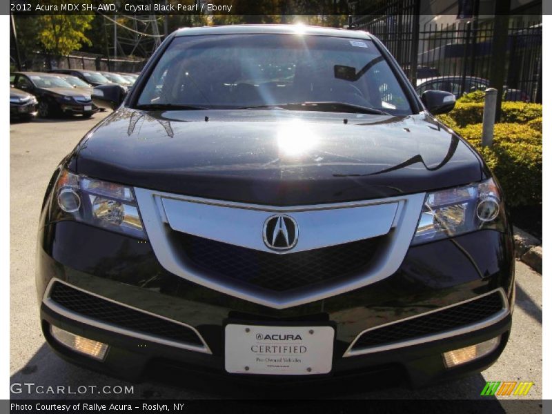 Crystal Black Pearl / Ebony 2012 Acura MDX SH-AWD