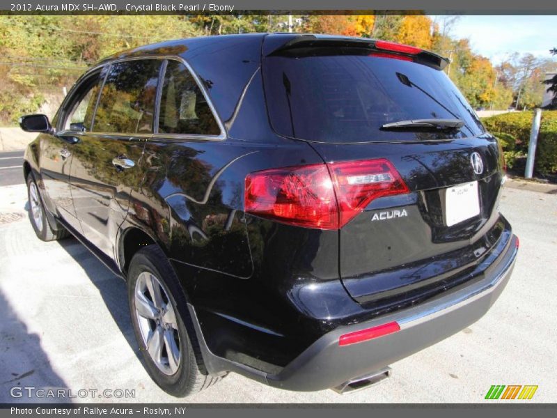 Crystal Black Pearl / Ebony 2012 Acura MDX SH-AWD