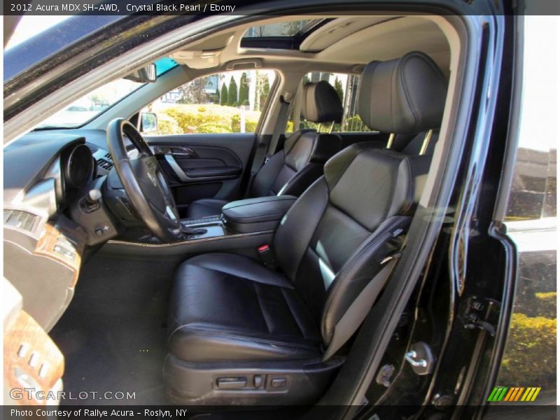 Crystal Black Pearl / Ebony 2012 Acura MDX SH-AWD