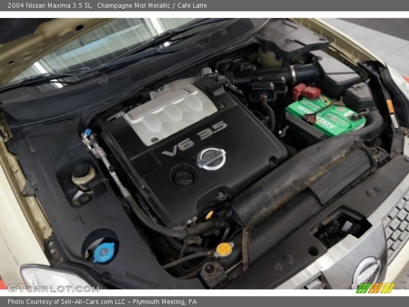 Champagne Mist Metallic / Cafe Latte 2004 Nissan Maxima 3.5 SL