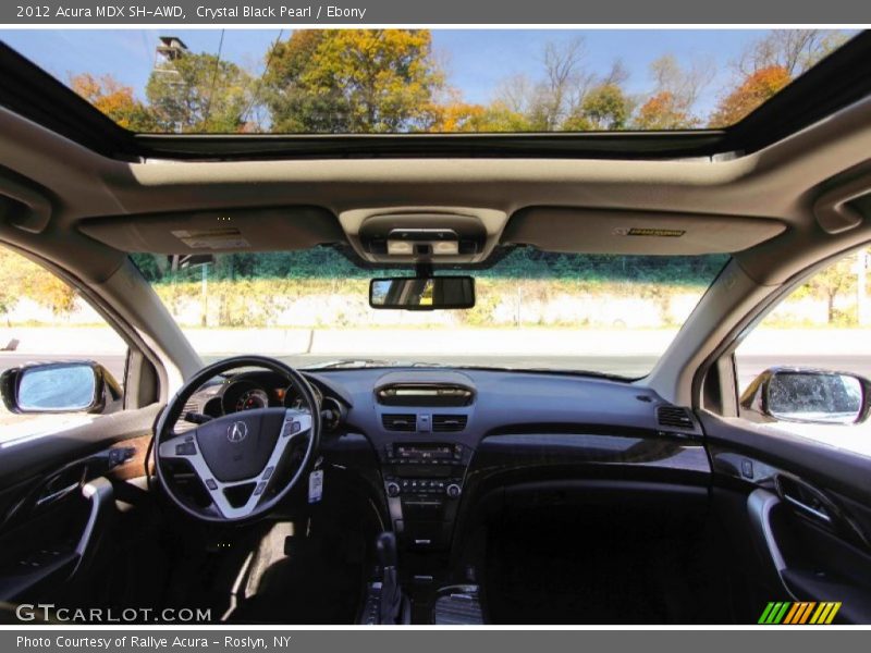 Crystal Black Pearl / Ebony 2012 Acura MDX SH-AWD