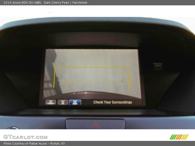 Dark Cherry Pearl / Parchment 2014 Acura MDX SH-AWD