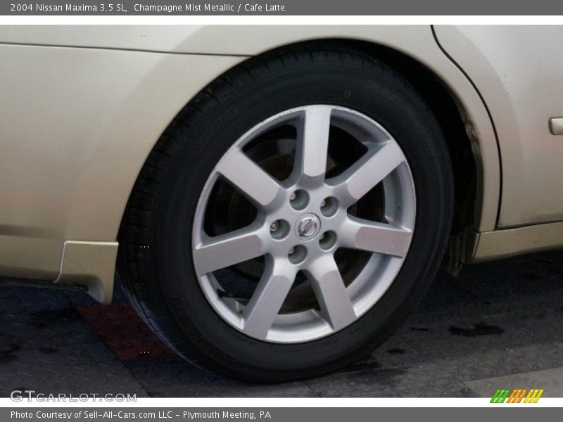 Champagne Mist Metallic / Cafe Latte 2004 Nissan Maxima 3.5 SL