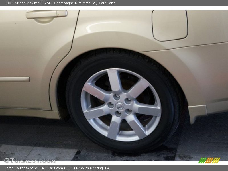 Champagne Mist Metallic / Cafe Latte 2004 Nissan Maxima 3.5 SL
