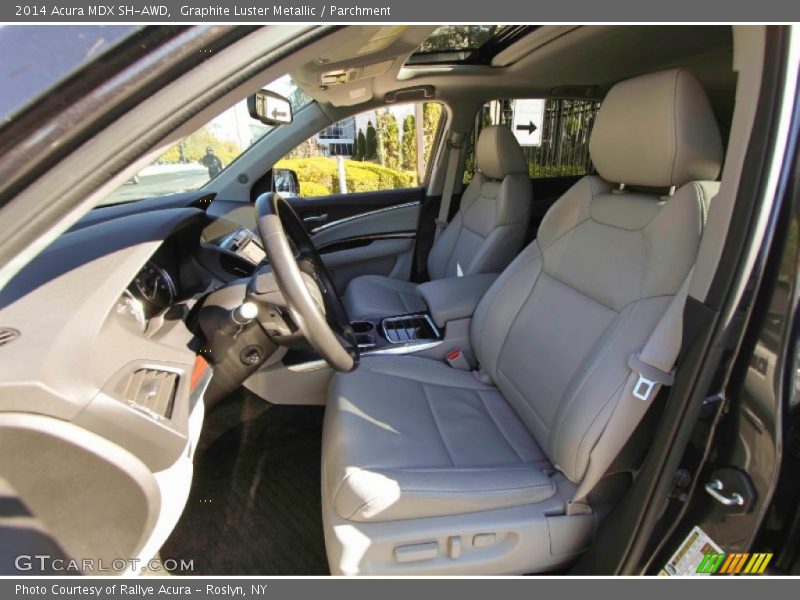 Graphite Luster Metallic / Parchment 2014 Acura MDX SH-AWD