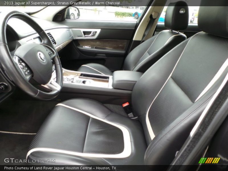Stratus Grey Metallic / Warm Charcoal 2013 Jaguar XF Supercharged