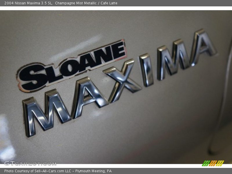 Champagne Mist Metallic / Cafe Latte 2004 Nissan Maxima 3.5 SL