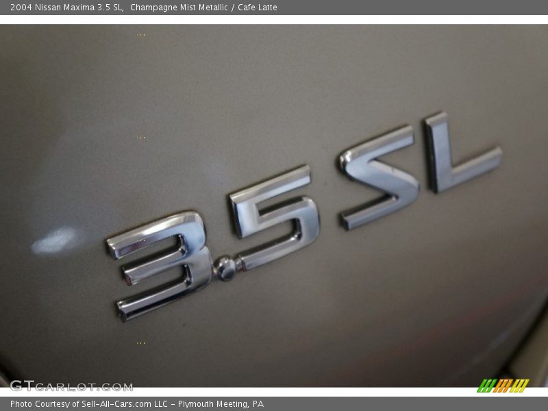 Champagne Mist Metallic / Cafe Latte 2004 Nissan Maxima 3.5 SL