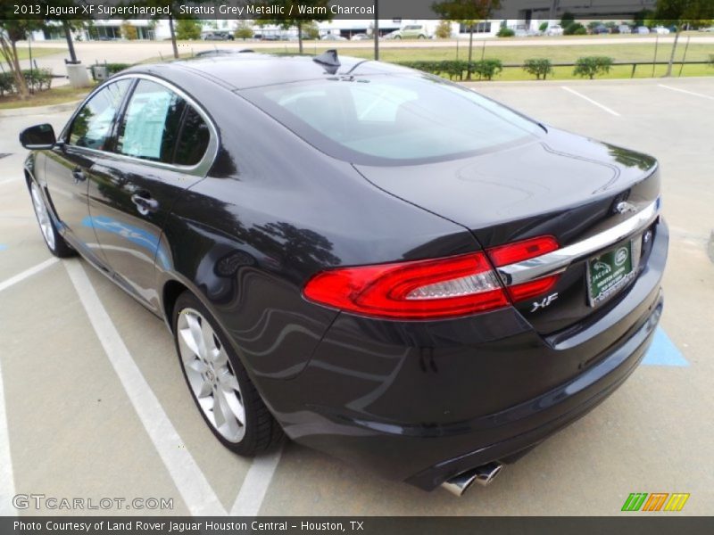 Stratus Grey Metallic / Warm Charcoal 2013 Jaguar XF Supercharged