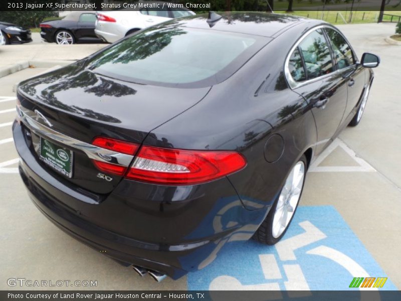 Stratus Grey Metallic / Warm Charcoal 2013 Jaguar XF Supercharged