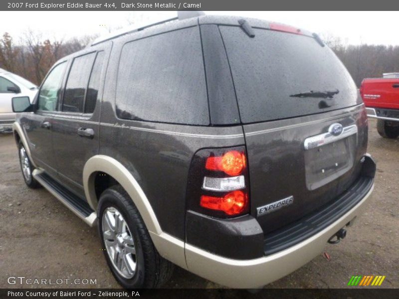 Dark Stone Metallic / Camel 2007 Ford Explorer Eddie Bauer 4x4