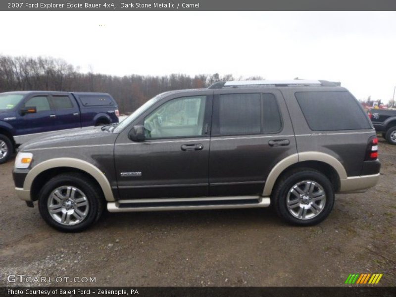 Dark Stone Metallic / Camel 2007 Ford Explorer Eddie Bauer 4x4