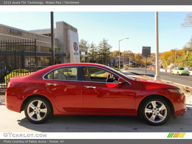 Milano Red / Parchment 2013 Acura TSX Technology