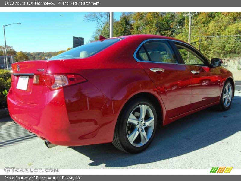 Milano Red / Parchment 2013 Acura TSX Technology