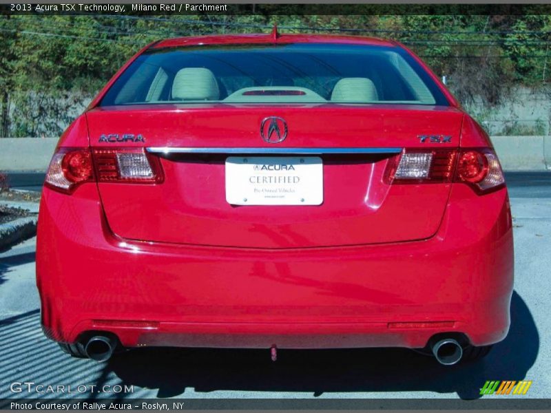 Milano Red / Parchment 2013 Acura TSX Technology