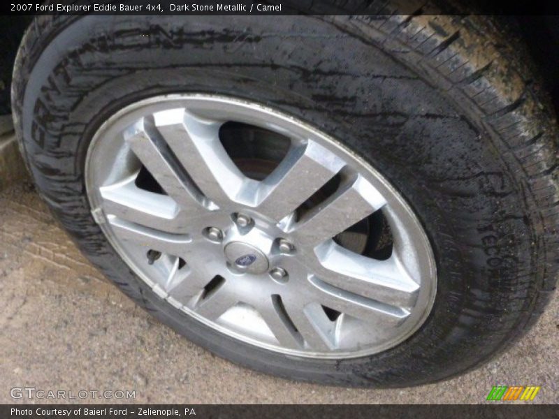 Dark Stone Metallic / Camel 2007 Ford Explorer Eddie Bauer 4x4