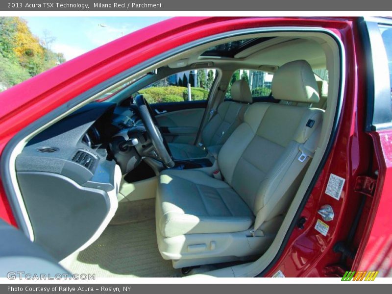 Milano Red / Parchment 2013 Acura TSX Technology