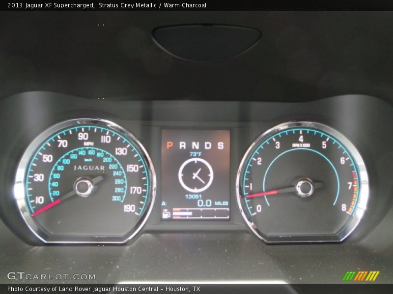  2013 XF Supercharged Supercharged Gauges