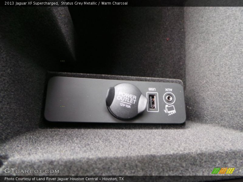 Stratus Grey Metallic / Warm Charcoal 2013 Jaguar XF Supercharged