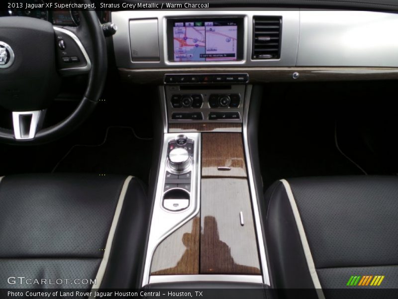 Stratus Grey Metallic / Warm Charcoal 2013 Jaguar XF Supercharged