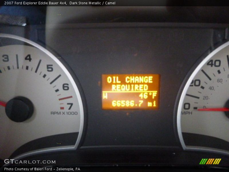 Dark Stone Metallic / Camel 2007 Ford Explorer Eddie Bauer 4x4