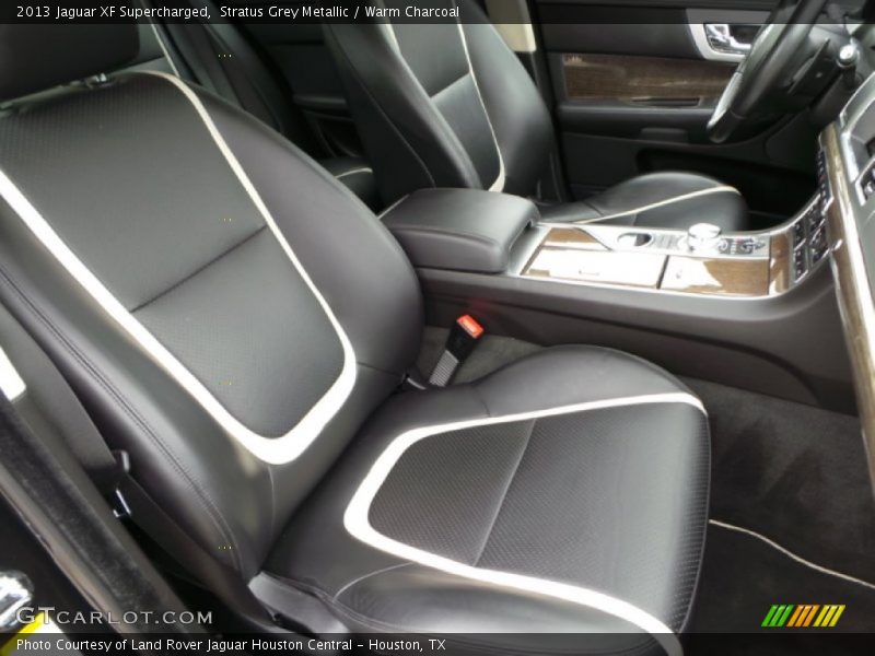 Stratus Grey Metallic / Warm Charcoal 2013 Jaguar XF Supercharged