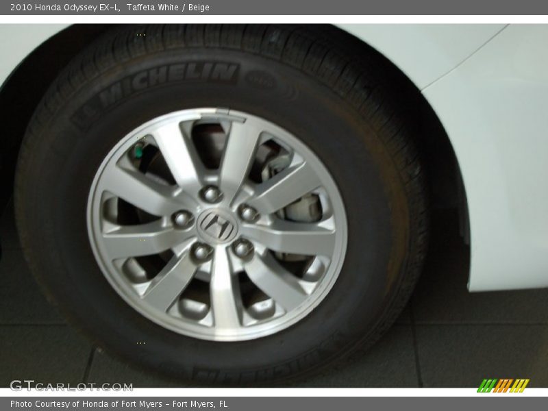Taffeta White / Beige 2010 Honda Odyssey EX-L