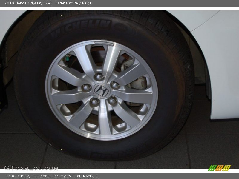 Taffeta White / Beige 2010 Honda Odyssey EX-L