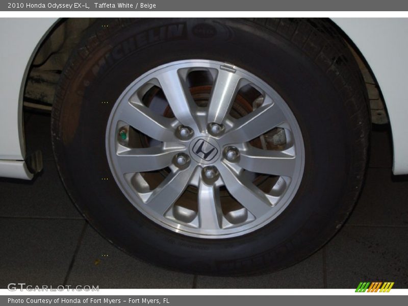 Taffeta White / Beige 2010 Honda Odyssey EX-L