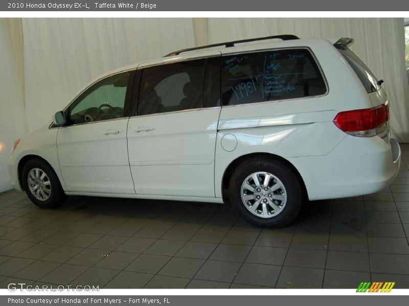 Taffeta White / Beige 2010 Honda Odyssey EX-L