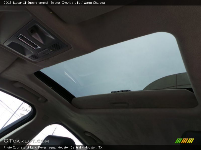 Stratus Grey Metallic / Warm Charcoal 2013 Jaguar XF Supercharged